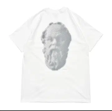 소크라테스 그래픽 T셔츠 화이트