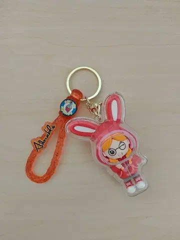 토끼 귀 캐릭터 키링