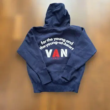 VAN 네이비 후드티 M