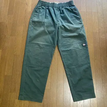 Dickies 더블니 팬츠 그린