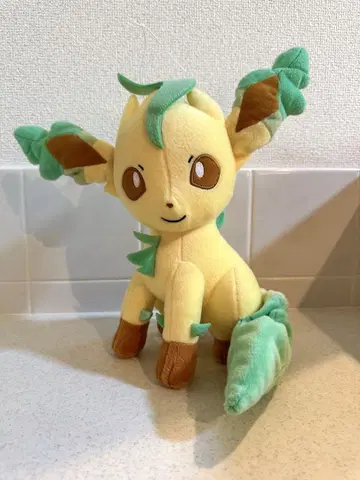 포켓몬 리프 봉제 인형 택 포함 약 27~30cm