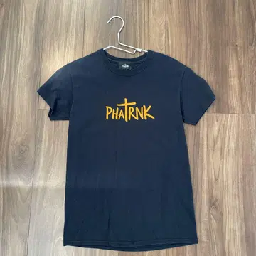PHATRNK 로고 티셔츠 블랙