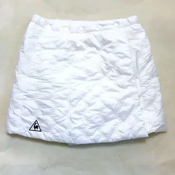 르꼬끄 랩 스커트 퀼팅 스커트 다운 화이트 속기모