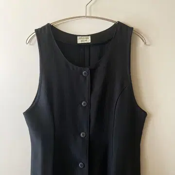 vintage 슬리브리스 롱 원피스 블랙 80년대 90년대
