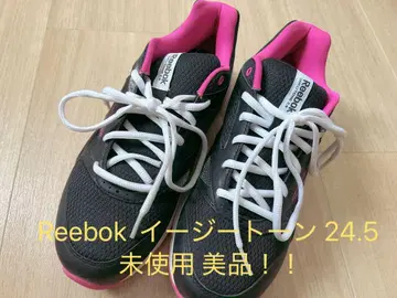Reebok 이지톤 24.5 미사용 블랙/핑크 여성용 새상품급