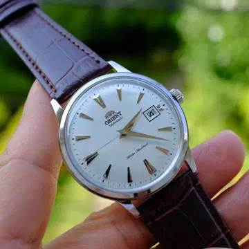 ORIENT Bambino gen 1 자동 감기 손목 시계 실버