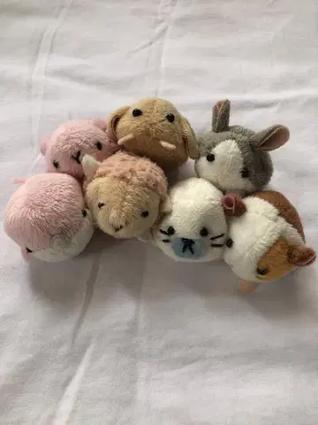 동물 봉제 인형 7체 세트
