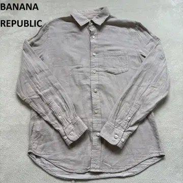 BANANA REPUBLIC 긴팔 블라우스 남성용 M No.23