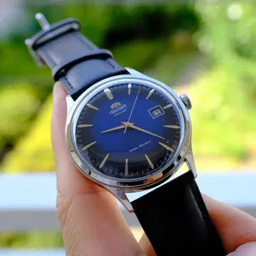 ORIENT Bambino gen 4 오토매틱 손목시계 파랑 다이얼 가죽