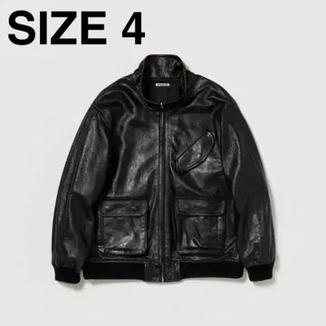 25aw AURALEE LAMB LEATHER ZIP BLOUSON