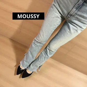 마우지 SIDE SLIT SLIM FLARE 데님 팬츠 24