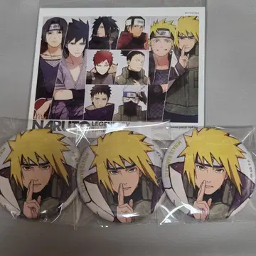 NARUTO 나루토 베이스야드 도쿄 나미카제 미나토 캔뱃지 혜택 카드