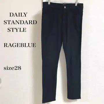 RAGEBLUE 블랙 팬츠 size28