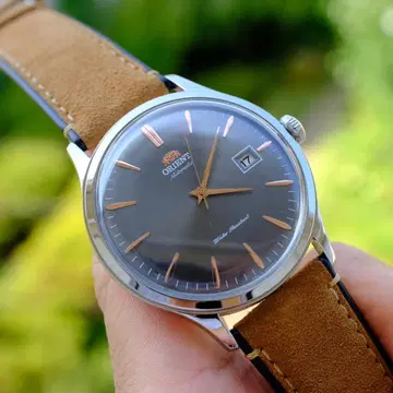 ORIENT 밤비노 gen 4 오토매틱 시계 그레이