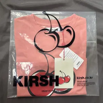 KIRSH 체리 크롭 티셔츠 핑크