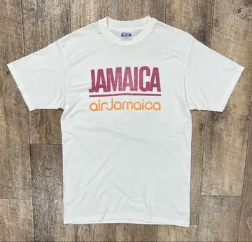 80'S AIR JAMAICA 싱글 스티치 반팔 티셔츠 USA 제작