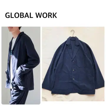새상품급 GLOBAL WORK 상쾌 DRY 터치 자켓 여름 드라이 속건