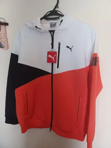 미사용 새상품 푸마 남성용 골프 XL 풀 지퍼 자켓 PUMA