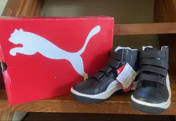 PUMA 스니커즈 유니버셜 하이 블랙 23cm