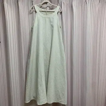 A라인 린넨 면 원피스
