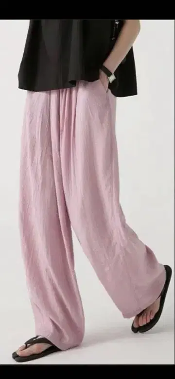 airy wide pants MA1105 와이드 팬츠 핑크
