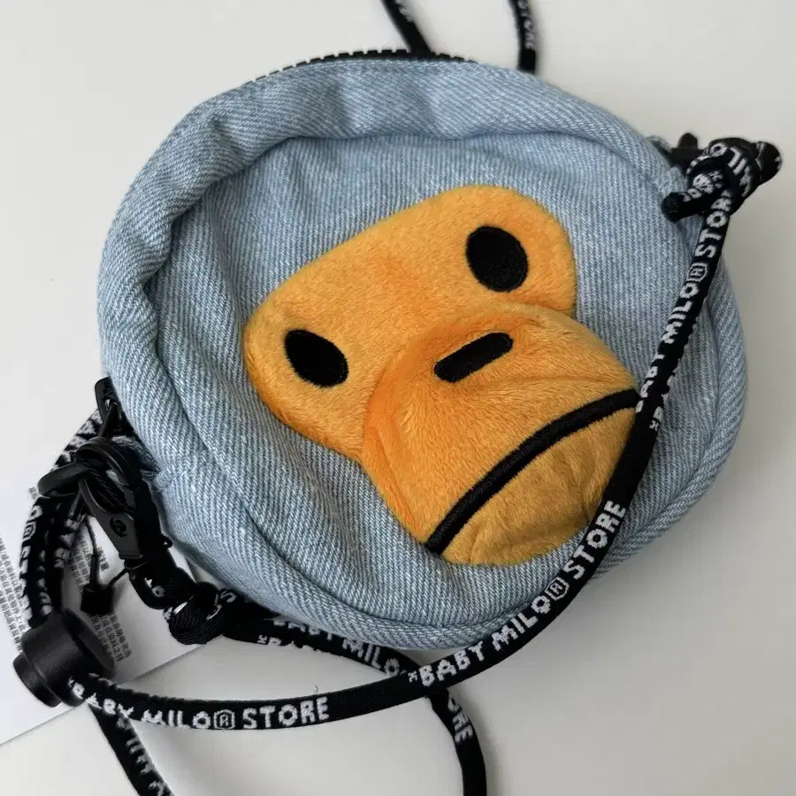 【A BATHING APE】BAPE Baby Milo Denim Small Cross Bag Indigo BAPE | 베이프 Bape Baby Milo Denim Small Crossbody Bag Light