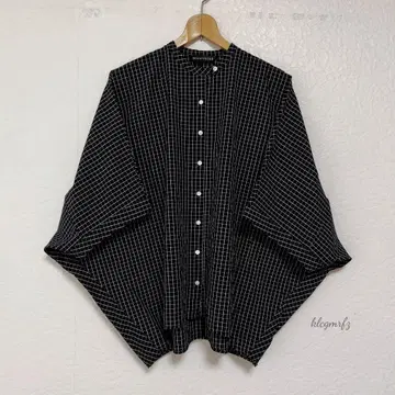 새상품급 mizuiro ind 코쿤 돌먼 셔츠 와이드 미즈이로 인드