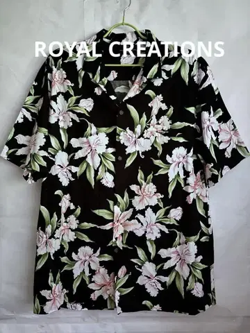 ROYAL CREATIONS 알로하 셔츠 L MADE IN HAWAII