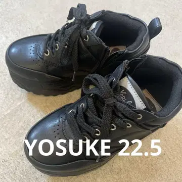 YOSUKE 요스케 통굽 스니커즈 22.5cm