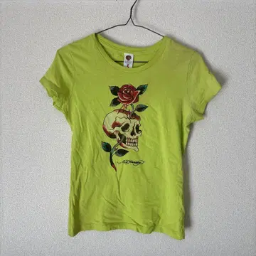 Ed Hardy 스컬 장미 티셔츠 S 사이즈 Y2K