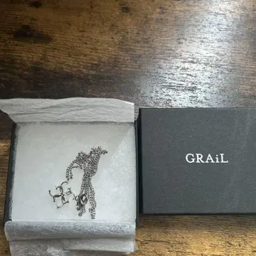 GRAiL 실버 크로스 모티브 목걸이