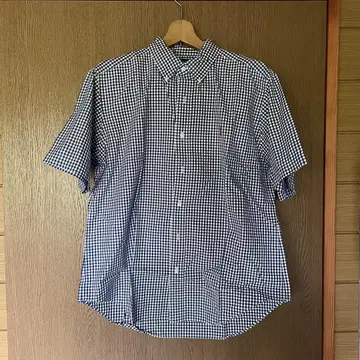 Ralph Lauren 반팔 체크 셔츠 클래식 핏 LL