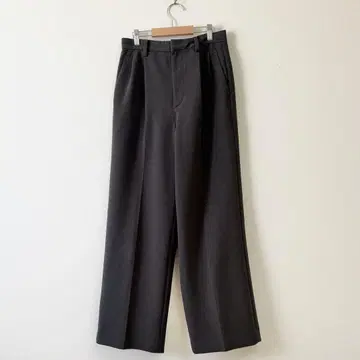 Spick&Span 더블 크로스 투 턱 팬츠 38