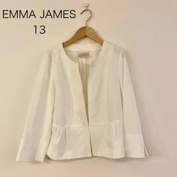 MB0300 EMMA JAMES 자켓 화이트 얇은 소재 13호 봄/가을