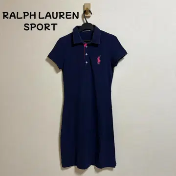 RALPH LAUREN SPORT 피케 셔츠 원피스 랄프 로렌