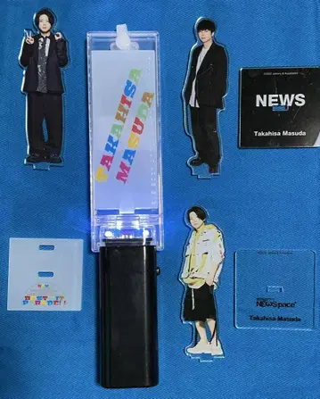 NEWS 아크릴 스탠드 마스다 타카히사 EXPO 응원봉 세트