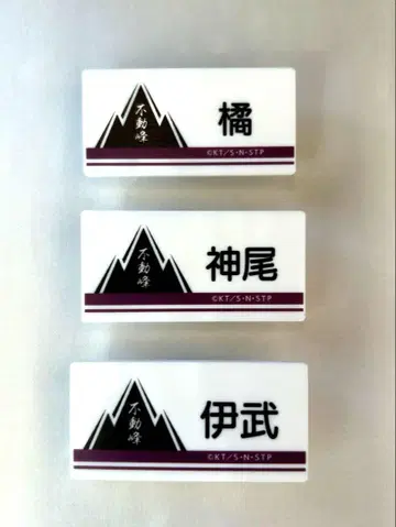 테니프리 명찰 타치바나 카미오 이부