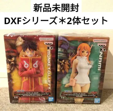 미개봉 새상품 DXF 시리즈 피규어 2개 세트 에그 헤드 루피 나미