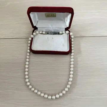 진주 목걸이 케이스 포함