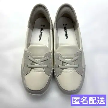 손을 사용하지 않고 신을 수 있는 슥슥 편안한 신발 23.5cm 스루라쿠