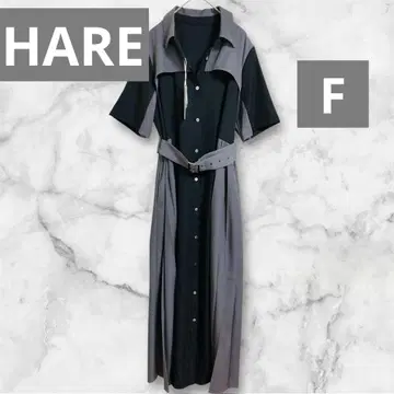 HARE 모듬 플리츠 원피스 F