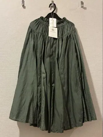 롱 스커트 그린