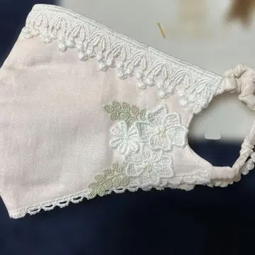 HIGHRONE 자수 레이스 마스크