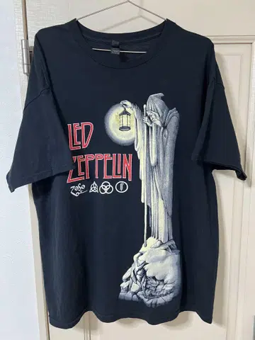 LED ZEPPELIN 그래픽 티셔츠 밴딩 티셔츠 밴 티셔츠