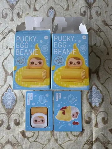 PUCKY EGG BEANIE 계란 스시 오므라이스 Omurice