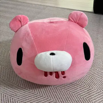글루미 몽실몽실 홍백 만주 특대 사이즈 봉제 인형