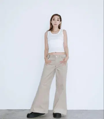AO-72 시니치 버클 코듀로이 팬츠 / 베이지
