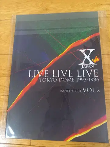 X JAPAN 밴딩 스코어 LIVE LIVE LIVE vol.2