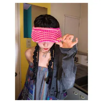 구제 의류 선바이저 Y2K