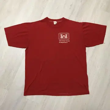 80s VINTAGE US ARMY 반팔 티셔츠 80's 빈티지 T